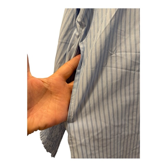 Striped Button-Up Blouse - Picture 3 of 11